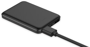 Platinet power bank 5000mAh Polymer, black (44815) цена и информация | Зарядные устройства Power bank | kaup24.ee