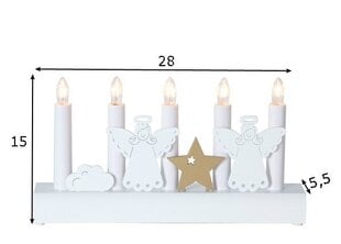 Электрические свечи Julia, белые цена и информация | Home4You Подарки, праздничная атрибутика | kaup24.ee