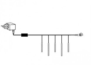 Snowmotion valgusketi stardikomplekt цена и информация | Гирлянды | kaup24.ee