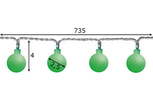 Гирлянда Berry цена и информация | гирлянда, 10 вел 4 см | kaup24.ee