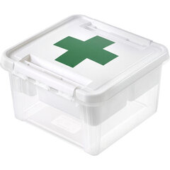 Коробка Classic 12 SMARTSTORE First Aid 1 цена и информация | Ящики для вещей | kaup24.ee