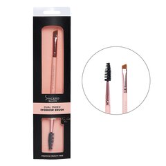 Щетка для бровей SINCERO SALON Rose gold, 1 шт. цена и информация | Кисти для макияжа, спонжи | kaup24.ee