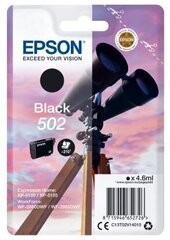 Картридж с оригинальными чернилами Epson T502 Чёрный цена и информация | Картриджи для струйных принтеров | kaup24.ee