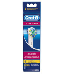 Головка для зубной щетки Oral-B Floss Action, 4 шт. цена и информация | Для ухода за зубами | kaup24.ee