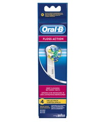 Головка для зубной щетки Oral-B Floss Action, 4 шт. цена и информация | Для ухода за зубами | kaup24.ee