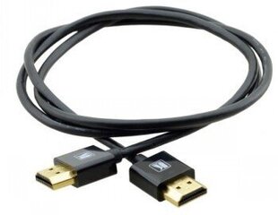 KRAMER C-HM/HM/PICO/BK-6 SLIM HIGH SPEED HDMI CABLE WITH ETHERNET-6FT 1.8M цена и информация | Кабели и провода | kaup24.ee