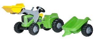 Трактор Rolly Kiddy Futura с тележкой и ковшом цена и информация | Игрушки для мальчиков | kaup24.ee