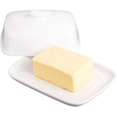 Масленка фарфоровая, белого цвета KitchenCraft цена и информация | Посуда, тарелки, обеденные сервизы | kaup24.ee