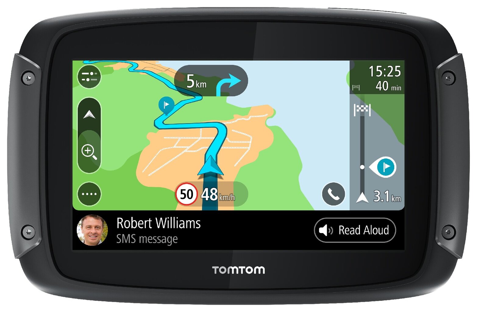 GPS-seade mootorrattale TomTom Rider 500, EU45. hind ja info | GPS seadmed | kaup24.ee