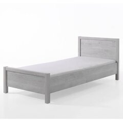 Кровать Vic 90x200 см, светло-серый дуб цена и информация | Детские кровати | kaup24.ee