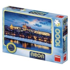 Dino neonpusle 1000 tk Praha hind ja info | Pusled | kaup24.ee