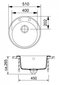 Köögivalamu FRANKE RONDA ROG 610-41 hind ja info | Köögivalamud | kaup24.ee