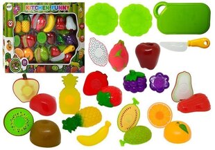 Mängu puuviljade lõikamise komplekt hind ja info | Tüdrukute mänguasjad | kaup24.ee