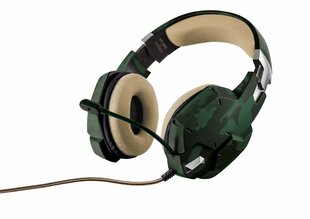 Hаушники GXT 322C GREEN/CAMOUFLAGE 20865 TRUST цена и информация | Наушники | kaup24.ee