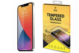 Mocco Full Glue 5D Signature Edition Tempered Glass Защитное стекло для Apple iPhone 12 Pro Max Черное цена и информация | Защитные пленки для телефонов | kaup24.ee