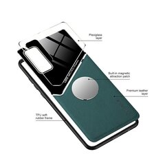 Mocco Lens Leather Back Case Кожанный чехол для Apple iPhone 12 Pro Зеленый цена и информация | Чехлы для телефонов | kaup24.ee