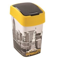 Мусорное ведро Deco Flip Bin 25л New York цена и информация | Мусорные баки | kaup24.ee