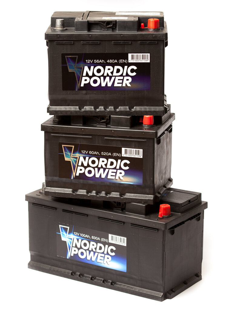 Aku Nordic Power 56Ah 480A hind ja info | Akud | kaup24.ee