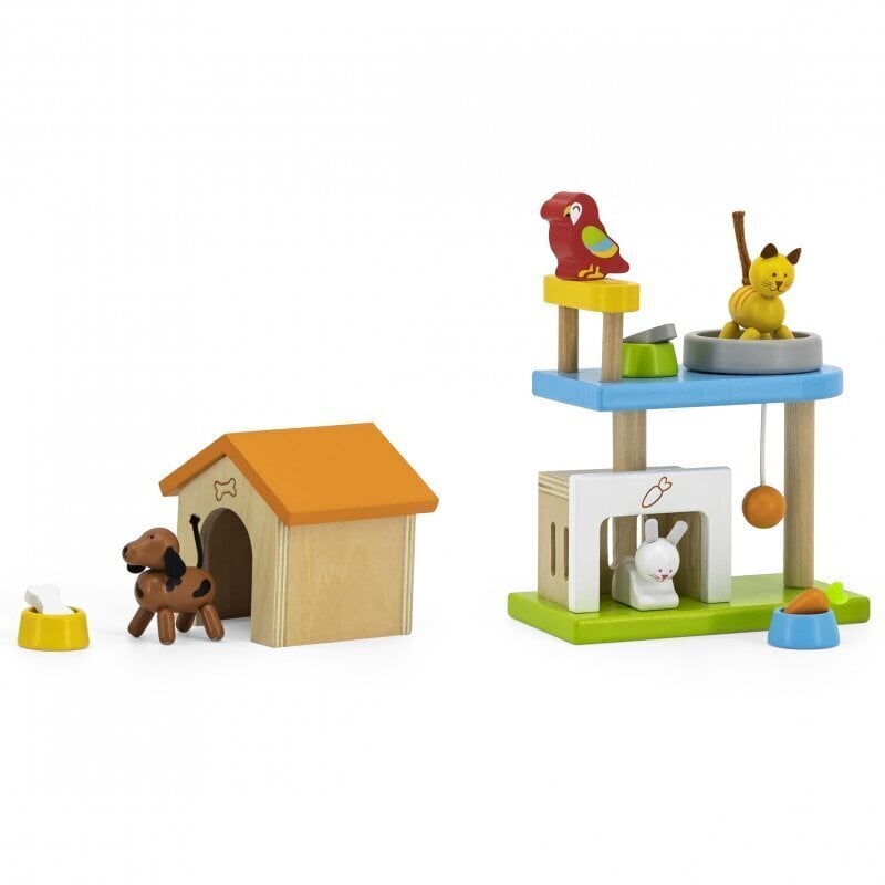 Puidust lemmikloomade mänguväljak Viga, 3+ aastat hind ja info | Tüdrukute mänguasjad | kaup24.ee