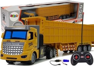 Veoauto kaugjuhtimispuldiga 1:48, kollane, 6+ aastat цена и информация | Игрушки для мальчиков | kaup24.ee