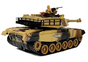 Kaugjuhtimisega tank heli- ja valgusefektidega, kollane hind ja info | Poiste mänguasjad | kaup24.ee