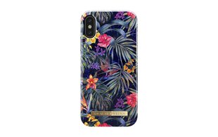 Apple iPhone X Cover Mysterious Jungle By Ideal Fashion Blue hind ja info | Telefoni kaaned, ümbrised | kaup24.ee