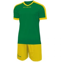 Спортивный костюм для мужчин Givova Kit Revolution KITC59 1307, зеленый цена и информация | Мужская спортивная одежда | kaup24.ee