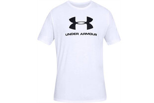 Спортивная футболка для мужчин Under Armour 1329590 100, белая цена и информация | Мужская спортивная одежда | kaup24.ee