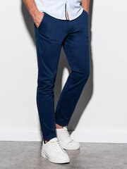Мужские повседневные брюки чинос Ombre P894, синие цена и информация | Мужские брюки | kaup24.ee