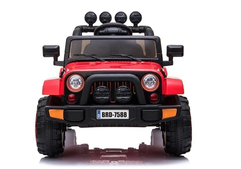 Laste elektriauto Jeep BRD-7588, 4x4, punane, 3 a.+ hind ja info | Laste elektriautod | kaup24.ee