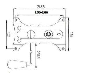 Механизм регулировки для офисных кресел цена и информация | Другие принадлежности для мебели | kaup24.ee