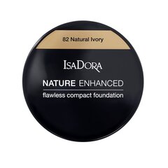 Компактная основа для макияжа IsaDora Nature Enhanced Flawless Compact, Nr. 82, 10 г цена и информация | Пудры, базы под макияж | kaup24.ee