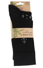 Бамбуковые мужские носки Clark Crown Bamboo 2130, 3 пары, черные цена и информация | Мужские носки | kaup24.ee