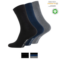 Мужские носки из органического хлопка Clark Crown 2152, 3 пары, разные цвета цена и информация | Meeste sokid | kaup24.ee