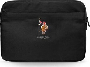 U.S Polo Assn Black ümbris arvutile, 13'' (~33 cm) hind ja info | Arvutikotid | kaup24.ee