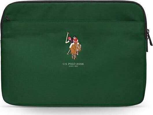 U.S Polo Assn Green ümbris arvutile, 13'' (~33 cm) hind ja info | Sülearvutikotid | kaup24.ee