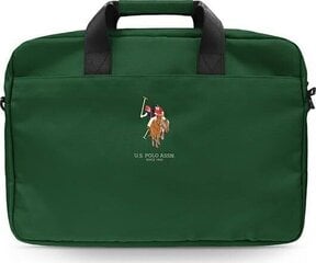 US Polo Assn Green сумка для компьютера 15" (~38 см) цена и информация | Рюкзаки, сумки, чехлы для компьютеров | kaup24.ee