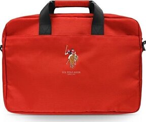 U.S. Polo Assn Red сумка для компьютера, 15" (~38 см) цена и информация | Рюкзаки, сумки, чехлы для компьютеров | kaup24.ee