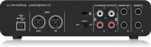 Behringer UMC204HD цена и информация | Звуковые карты | kaup24.ee