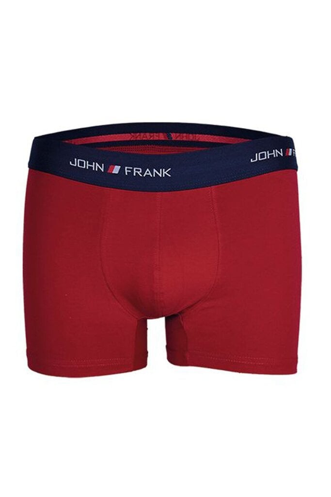 Bokserid JOHN FRANK JFB111RED-M hind ja info | Meeste aluspesu | kaup24.ee