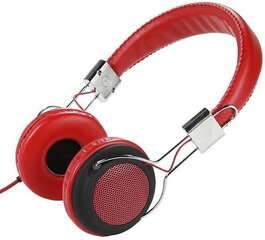 Juhtmega kõrvapealsed kõrvaklapid Vivanco COL400, punane (34880) hind ja info | Kõrvaklapid | kaup24.ee
