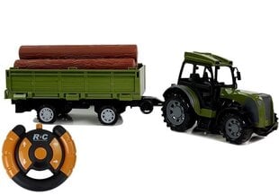 Kaugjuhitav traktor haagisega цена и информация | Игрушки для мальчиков | kaup24.ee