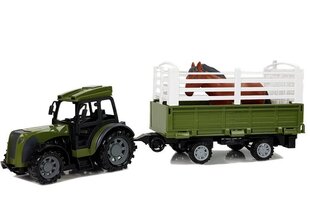 Kaugjuhitav traktor haagisega hind ja info | Poiste mänguasjad | kaup24.ee
