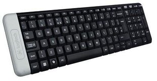 Juhtmevaba klaviatuur Logitech K230, RUS, must hind ja info | Klaviatuurid | kaup24.ee