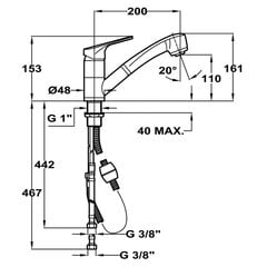 Смеситель Teka MTP978TG, песочный цвет цена и информация | Кухонные смесители  | kaup24.ee