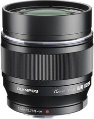 M.Zuiko Digital ED 75mm f/1.8 objektiiv, must цена и информация | Объективы | kaup24.ee