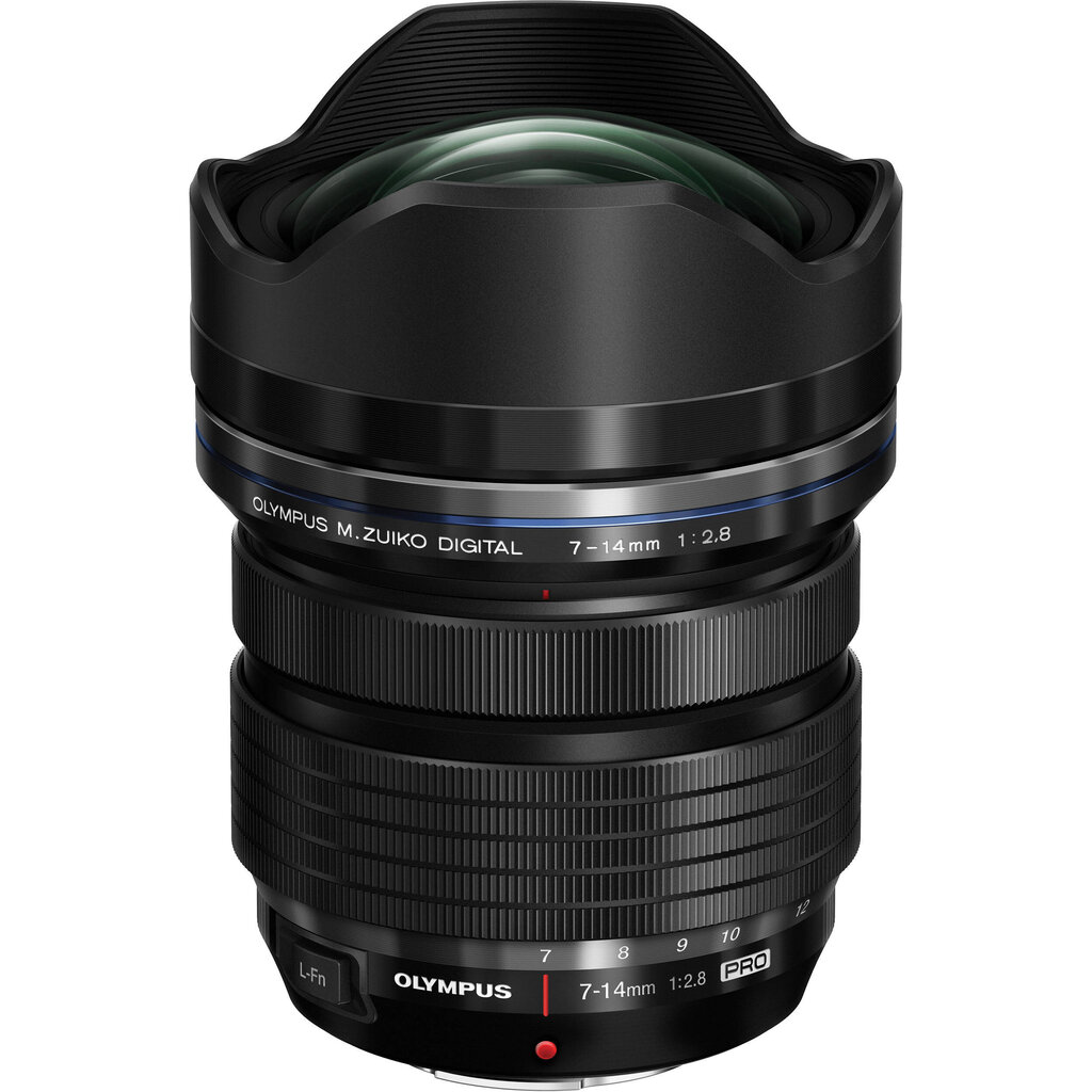 M.Zuiko Digital ED 7-14mm f/2.8 Pro, must цена и информация | Objektiivid | kaup24.ee