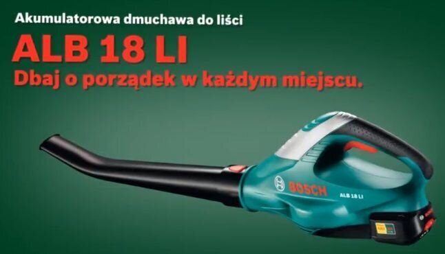 Akutoitega lehepuhur Bosch ALB 18 LI (ilma aku ja laadimisseadmeta) hind ja info | Oksapurustajad ja lehepuhurid | kaup24.ee