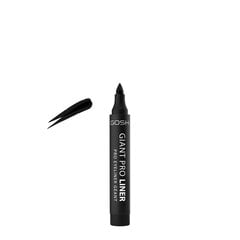 GOSH Giant Pro Eyeliner silmalainer 2.5 g, Blacker than Black цена и информация | Тушь, средства для роста ресниц, тени для век, карандаши для глаз | kaup24.ee