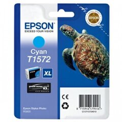 Epson T1572 Ink Cartridge, Cyan hind ja info | Tindiprinteri kassetid | kaup24.ee